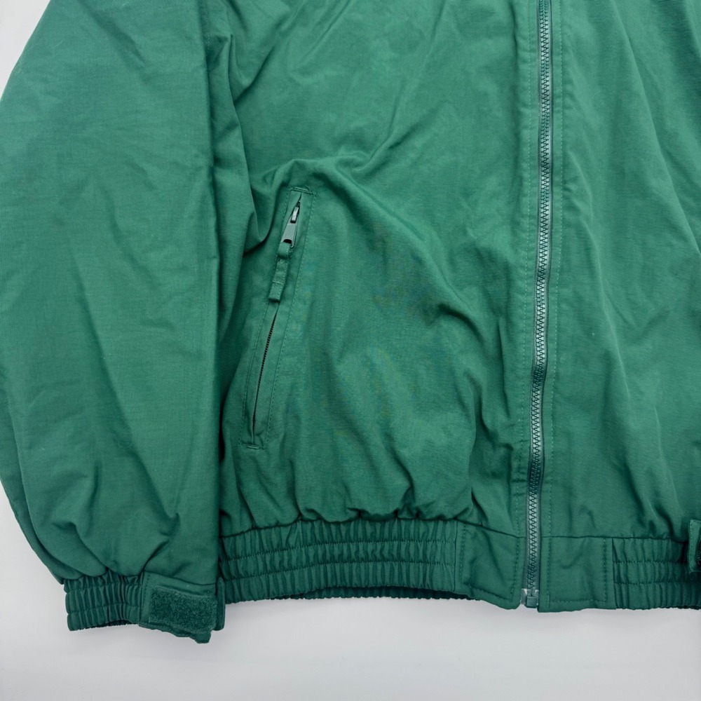 Vintage Cabelas Outdoor Gear Mens XL Green Hooded Insulated Jacket Coat Gorpcore - Picture 3 of 8